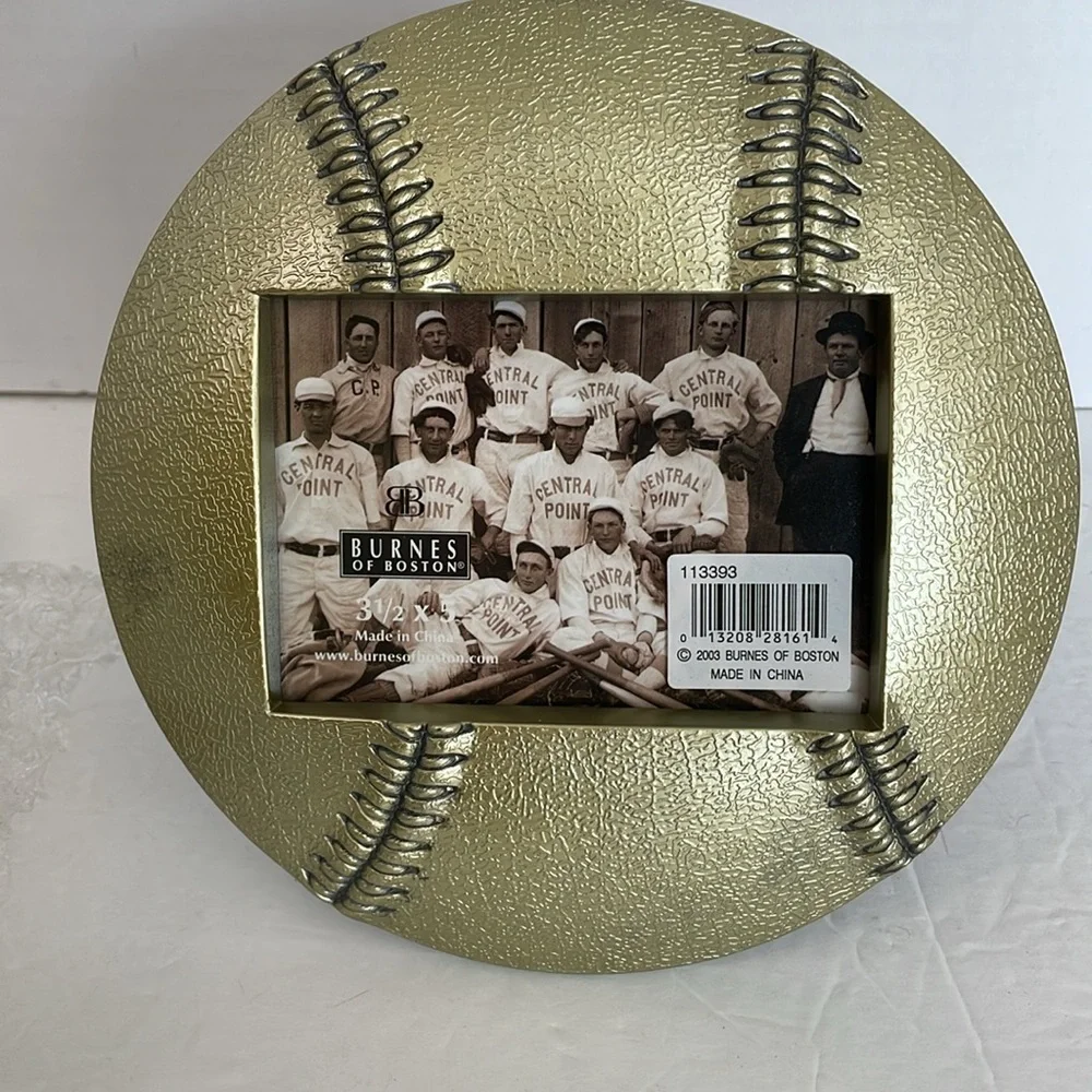 Burnes of Boston baseball photo frame NWT